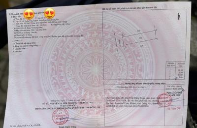 BÁN ĐẤT THỔ CƯ LONG KHÁNH CHỈ 680TR/100M - THỔ CƯ 100% - CÔNG CHỨNG SANG TÊN NGAY