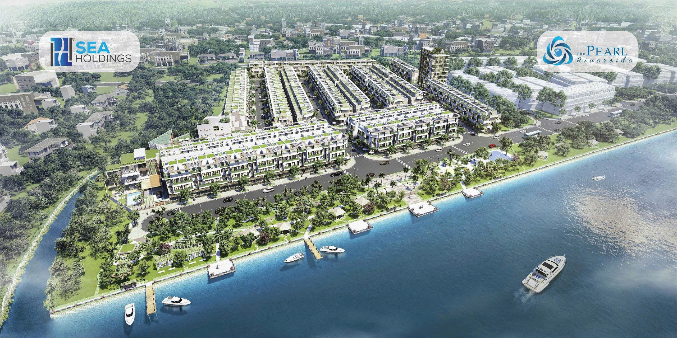The Pearl Riverside tọa lạc ngay trung tâm Bến Lức – Long An, liền kề TP.HCM, sở hữu nhiều lợi thế vượt trội