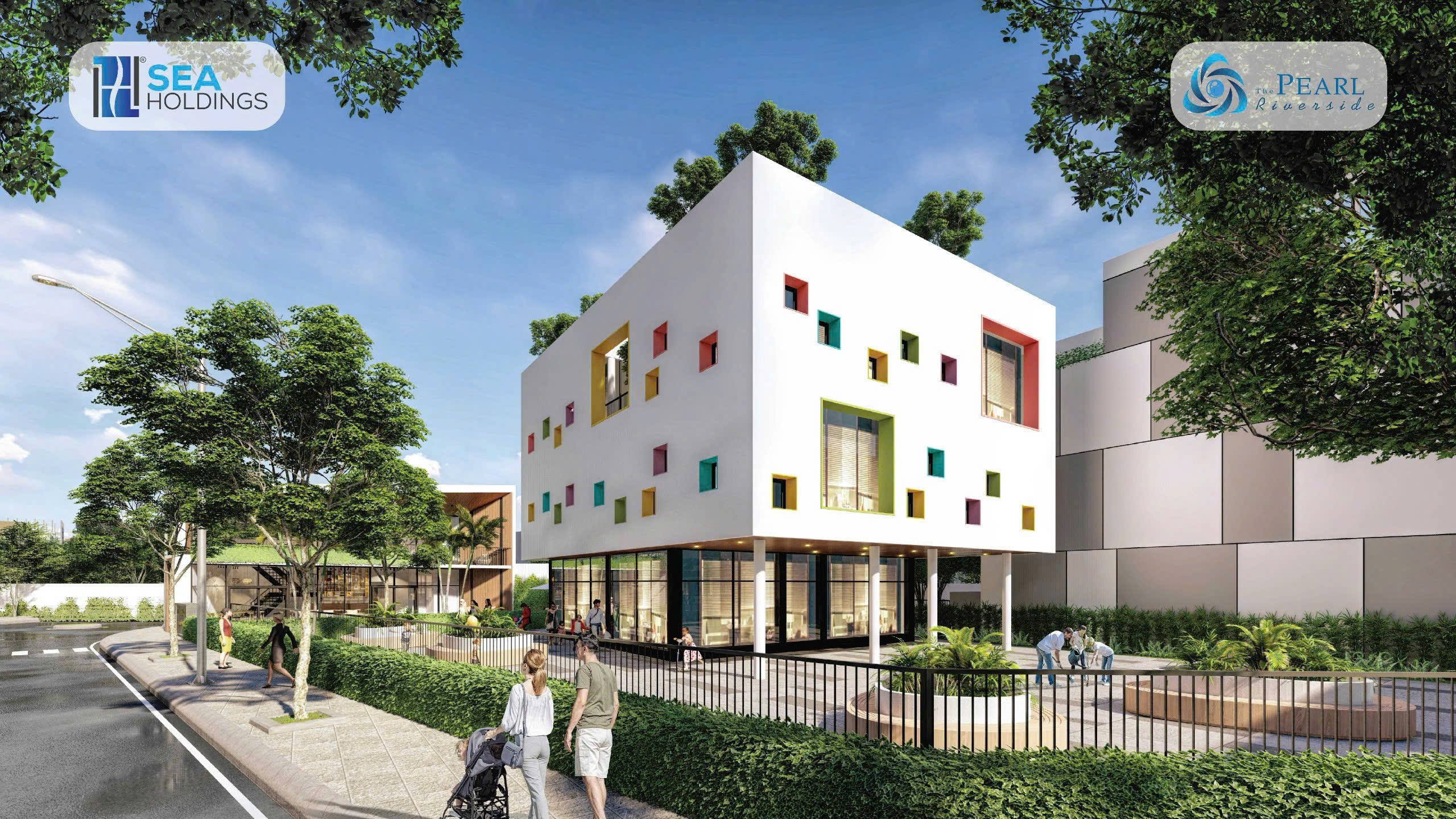 The Pearl Riverside tọa lạc ngay trung tâm Bến Lức – Long An, liền kề TP.HCM, sở hữu nhiều lợi thế vượt trội