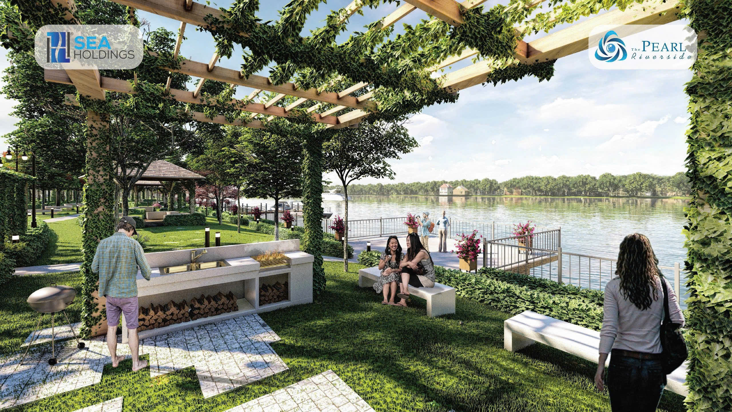 The Pearl Riverside tọa lạc ngay trung tâm Bến Lức – Long An, liền kề TP.HCM, sở hữu nhiều lợi thế vượt trội
