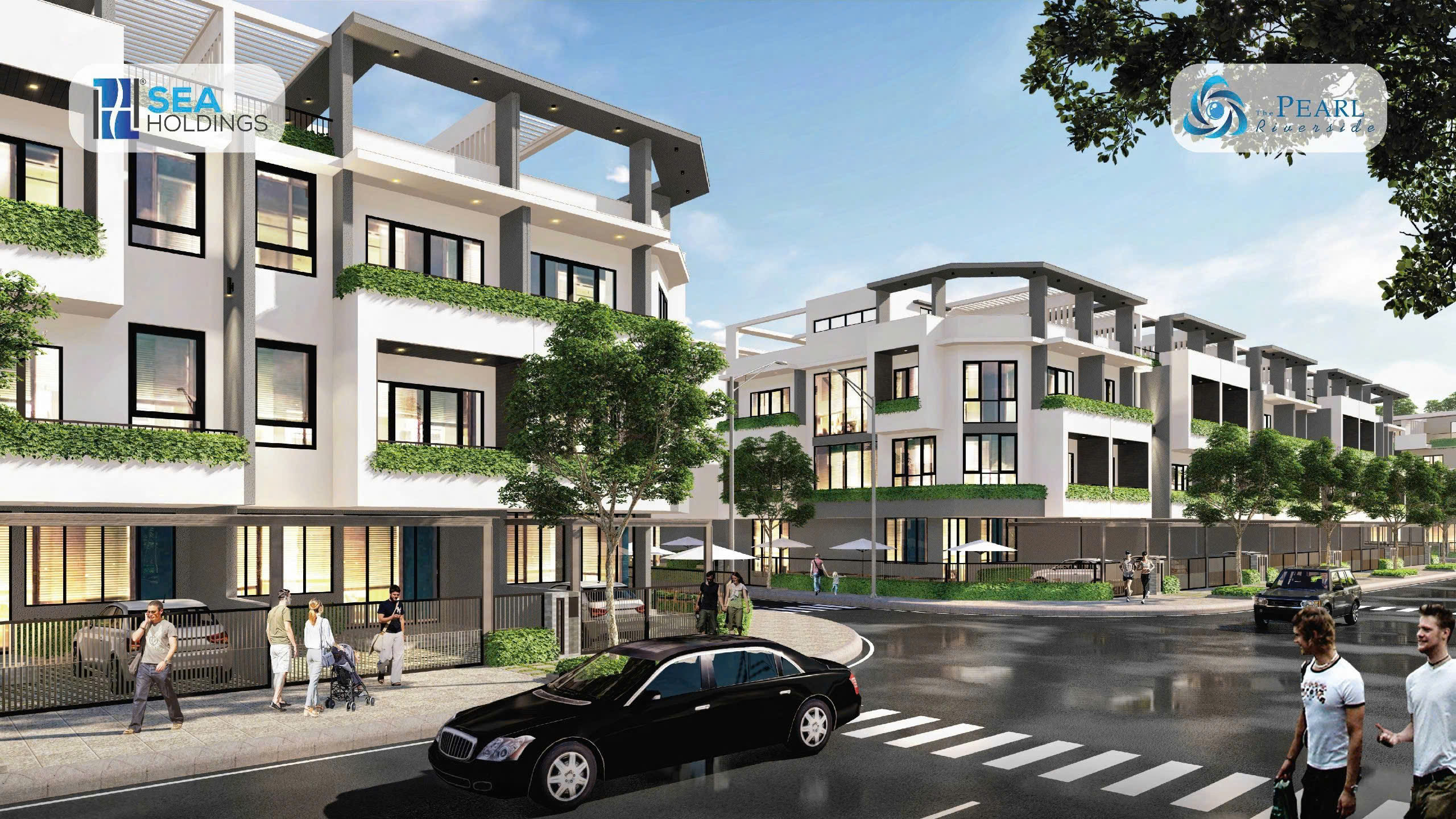 The Pearl Riverside tọa lạc ngay trung tâm Bến Lức – Long An, liền kề TP.HCM, sở hữu nhiều lợi thế vượt trội