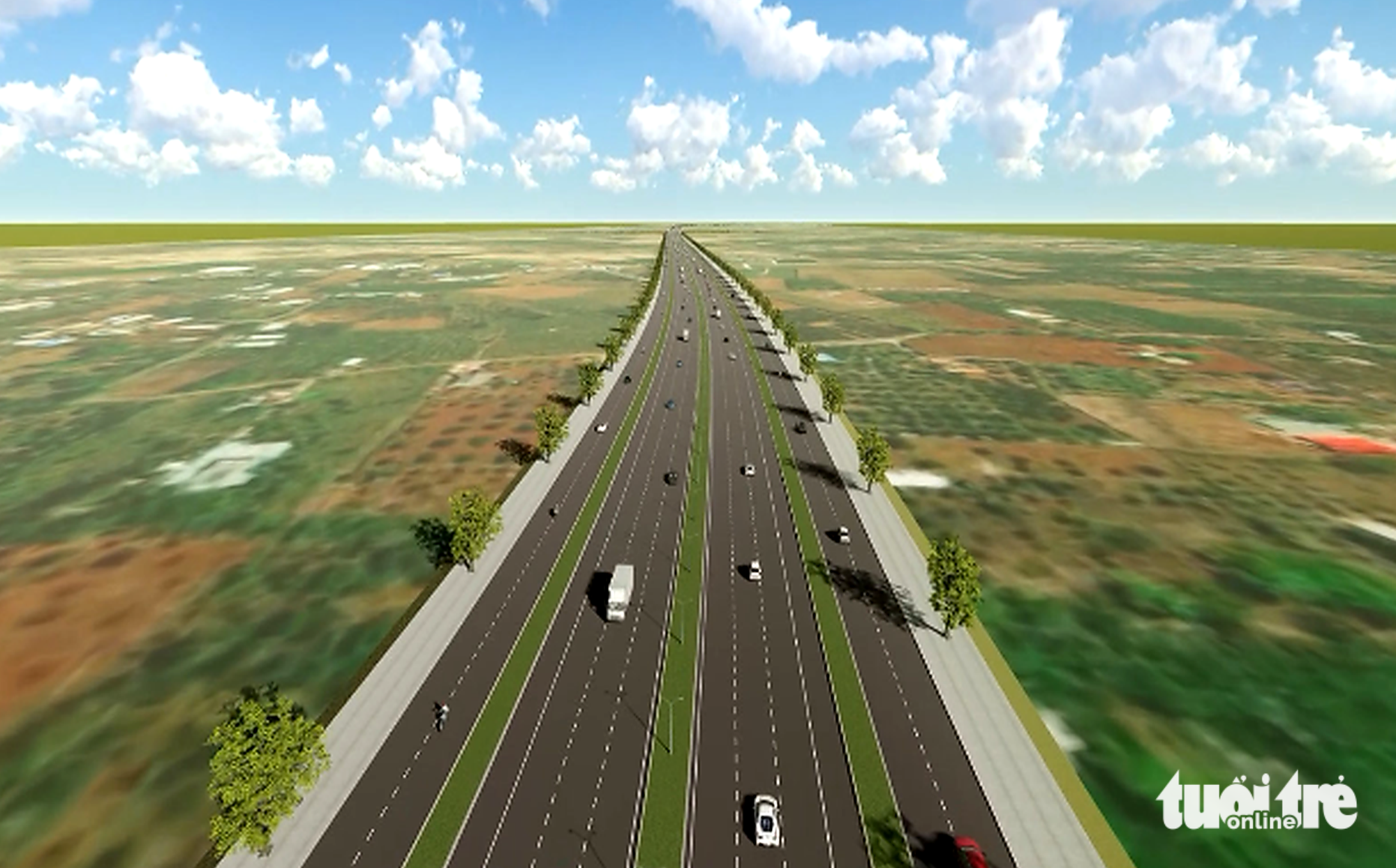 Dự án cao tốc Hồ Tràm - sân bay Long Thành có cầu cạn trên cao qua khu bảo tồn thiên nhiên