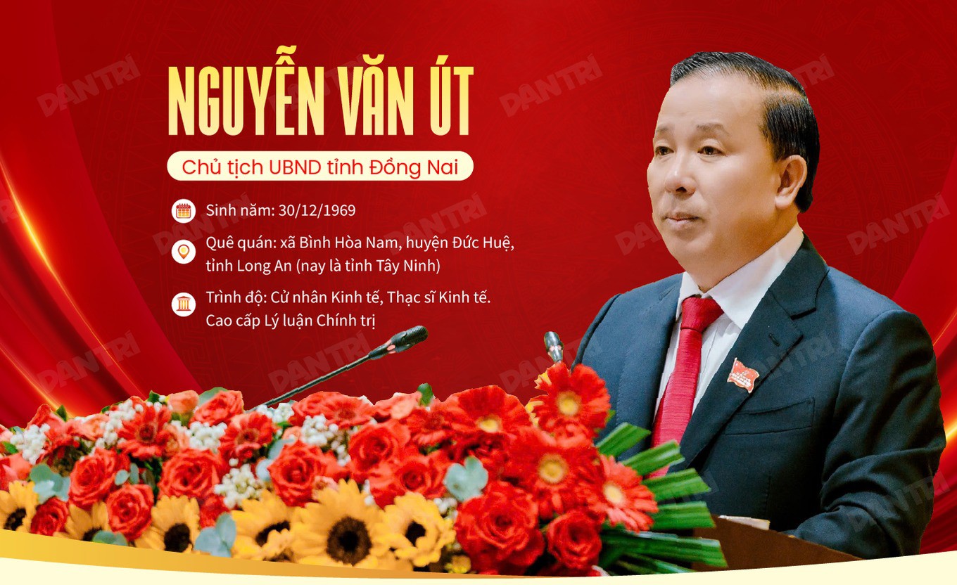 Tân Phó Bí thư Tỉnh ủy, Chủ tịch UBND tỉnh Đồng Nai Nguyễn Văn Út