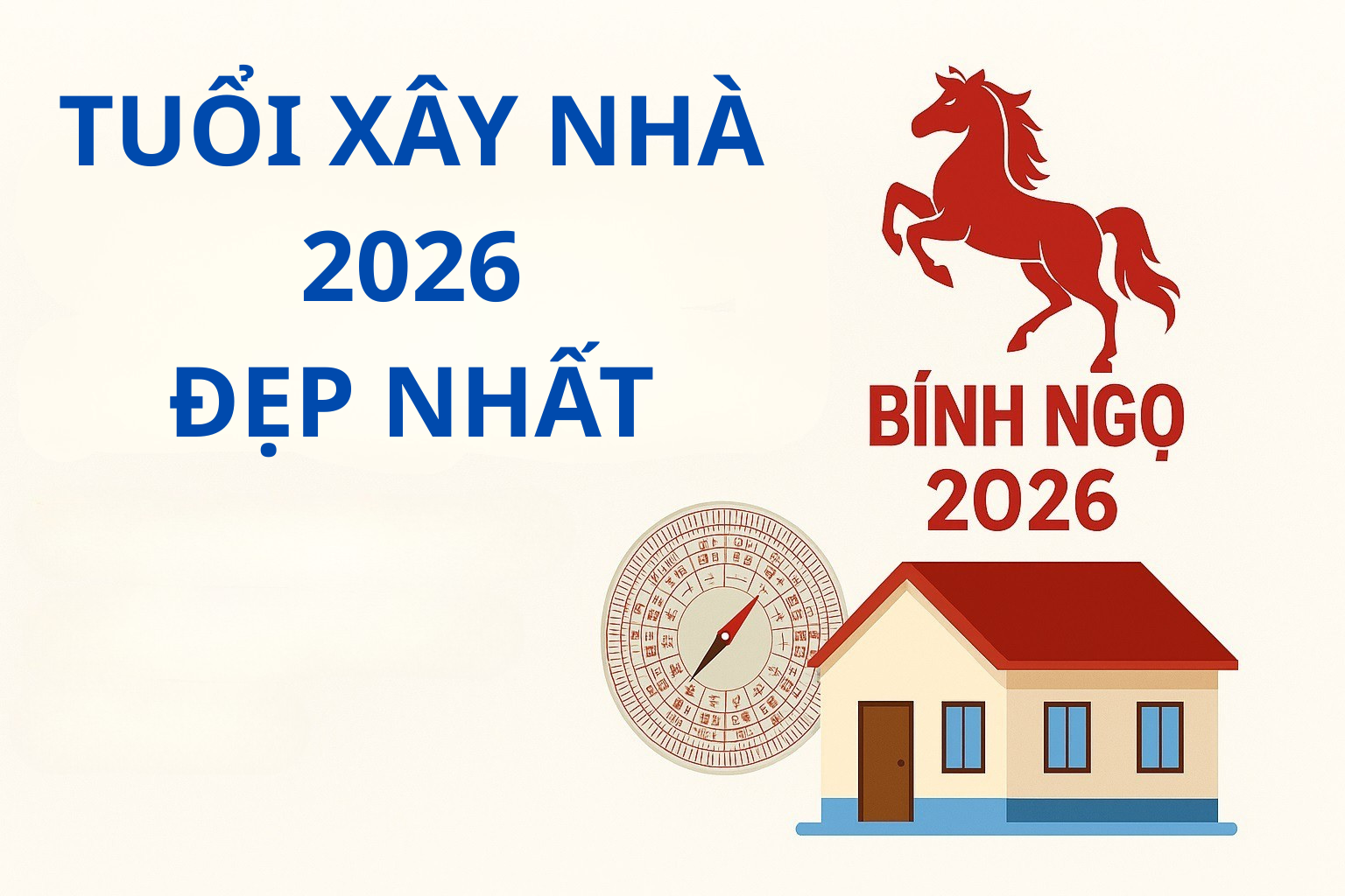 Năm Bính Ngọ 2026 gia chủ tuổi nào làm nhà dễ phát tài, an cư lâu dài?
