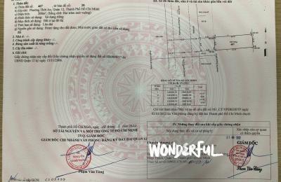 Bán đất mặt tiền Thới An Tam, quận 12, Tp Hcm