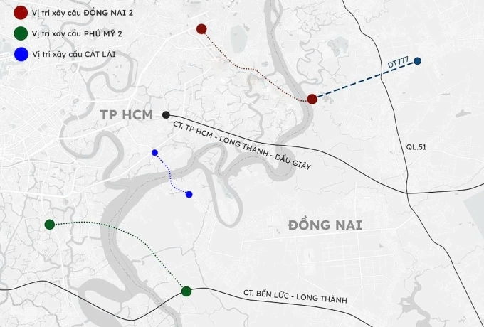TP HCM chuẩn bị đầu tư cầu Phú Mỹ 2, kết nối sân bay Long Thành